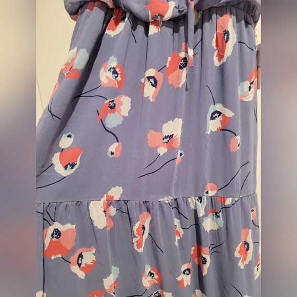 Poppy print Jessica Simpson gauze maxi - Picture 3 of 4